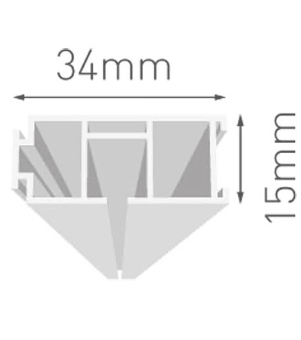 Карниз потол. TOP SYSTEM-SET A 1р 180см 438x503 в Материке - Вариант 3