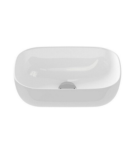 Умывальник накладной MODUO SQUARE 50см без отверстия 438x503 в Материке - Вариант 3