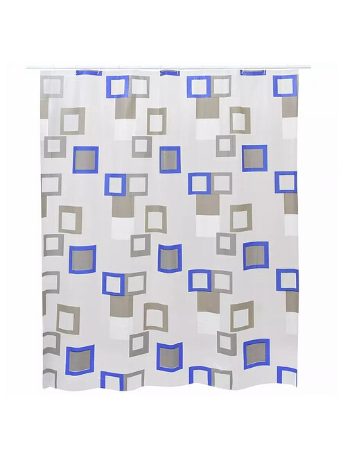 Штора для ванной комнаты PEVA BASIC MONTANA MULTI 08089, 180x200см с кольцами 495x660 Штора для ванной комнаты PEVA BASIC MONTANA MULTI 08089, 180x200см с кольцами 495x660 в Материке
