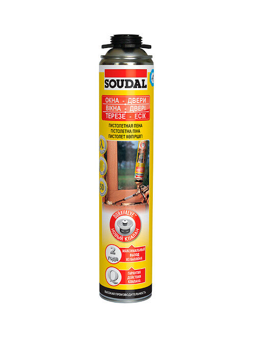 Пена монтажная SOUDAL профессиональная, 750мл 495x660 Пена монтажная SOUDAL профессиональная, 750мл 495x660 в Материке