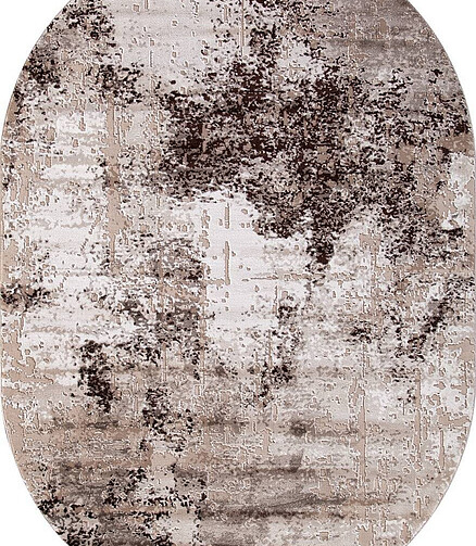 Ковер ARMINA 04047B Dark Brown 160*230, овал 438x503 в Материке