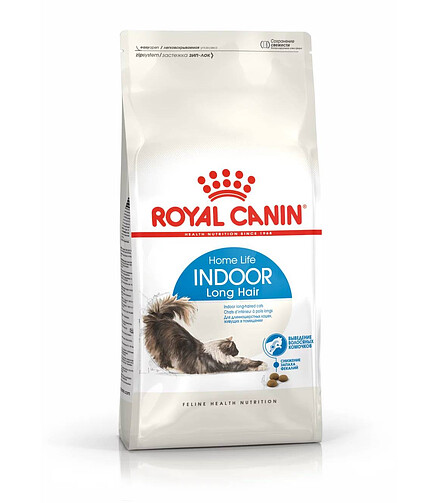 Корм для кошек Royal Canin Indoor Long Hair (2кг) 438x503 в Материке