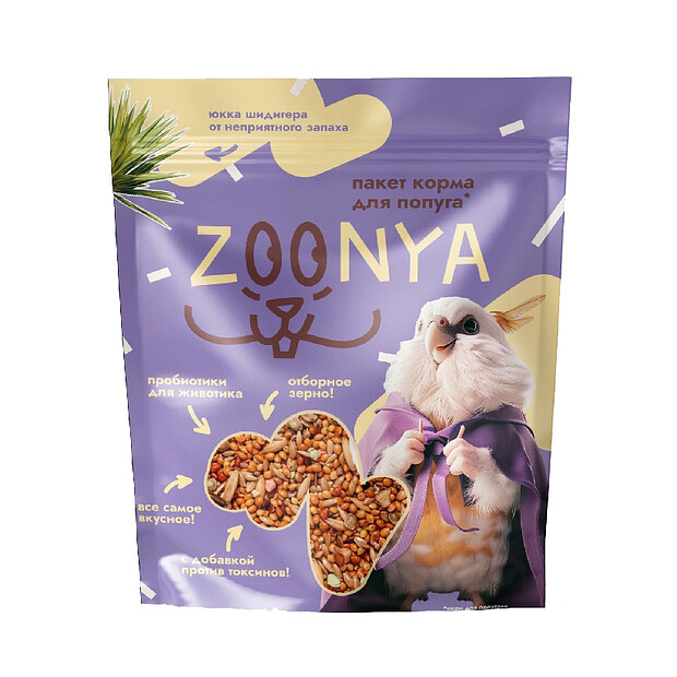 Корм для попугаев Zoonya (0,5кг) 620x620 в Материке