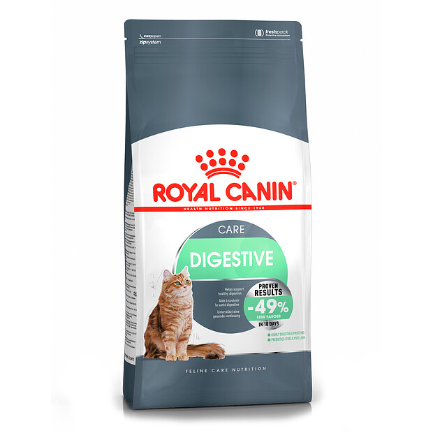 Корм для кошек поддержка пищев. Digestive Care (2кг) Royal Canin