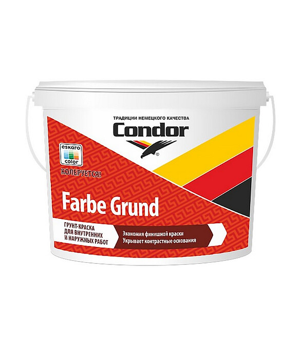 Грунтовка Condor Farbe Grund белая, 3,75кг 586x674 Грунтовка Condor Farbe Grund белая, 3,75кг 586x674 в Материке