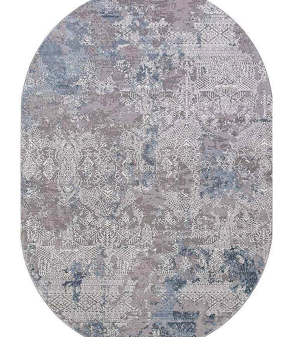 Ковер ARMINA 03851A Blue/Blue 200*290, овал 586x674 Ковер ARMINA 03851A Blue/Blue 200*290, овал 586x674 в Материке