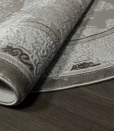 Ковер NENSI GL038A Brown/Brown 156*230, овал 438x503 в Материке - Вариант 2