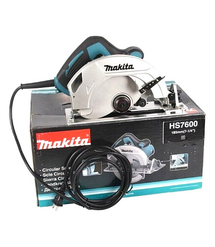Пила циркулярная MAKITA HS7600 1200Вт 185мм 438x503 в Материке - Вариант 4