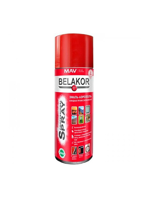 Эмаль аэроз. BELAKOR17 алкид. RAL3020 глянцевая, 520мл 495x660 Эмаль аэроз. BELAKOR17 алкид. RAL3020 глянцевая, 520мл 495x660 в Материке