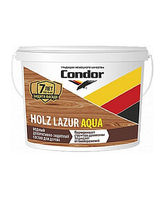 Состав Condor Holz Lazur Aqua сосна, 9кг 238x286 в Материке