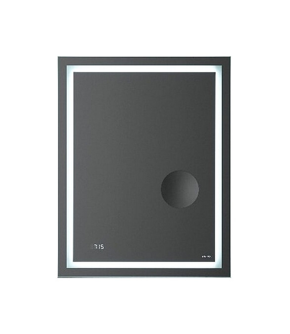 Зеркало GEM M91AMOX0553WG 55х70см с контурной LED-подсветкой, часами и линзой 586x674 Зеркало GEM M91AMOX0553WG 55х70см с контурной LED-подсветкой, часами и линзой 586x674 в Материке