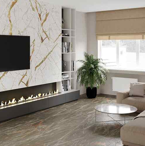 Керамогранит Axima BARI 60х120 см 1,44 м2 цвет белый 495x660 Керамогранит Axima BARI 60х120 см 1,44 м2 цвет белый 495x660 в Материке