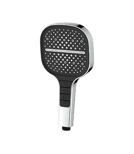 Лейка для душа ESKO SPL1403SQ (хром) d130мм 3 функции, форсунки S-Clean Device 438x503 в Материке
