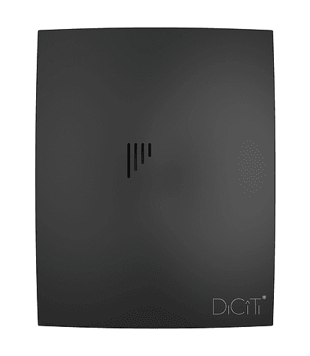 Вентилятор DICITI Breeze 4C Matt black d100 с обр.клапаном 438x503 в Материке