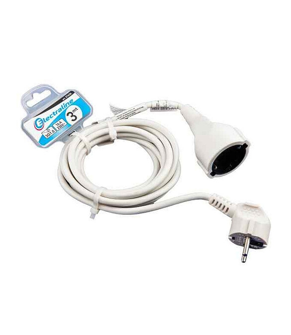 Удлинитель ELECTRALINE 01638 1роз. 3м с/з 16А 3х1,5 586x674 Удлинитель ELECTRALINE 01638 1роз. 3м с/з 16А 3х1,5 586x674 в Материке