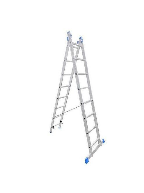 Лестница универсальная LadderBel алюмин. 2- секционная 8-ступ. 2-х секц. LS208 495x660 Лестница универсальная LadderBel алюмин. 2- секционная 8-ступ. 2-х секц. LS208 495x660 в Материке