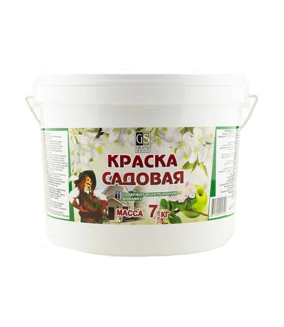 Краска для садовых деревьев (7кг), Гранд-Сервис 586x674 Краска для садовых деревьев (7кг), Гранд-Сервис 586x674 в Материке