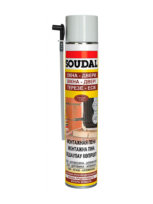 Пена монтажная SOUDAL Yellow, 750мл 495x660 Пена монтажная SOUDAL Yellow, 750мл 495x660 в Материке