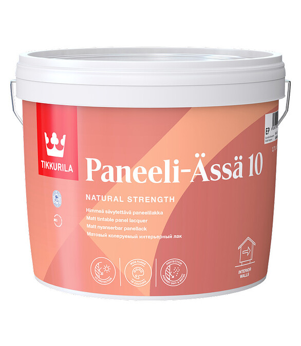 Лак Tikkurila Paneeli-Assa матовый, 2,7л 586x674 Лак Tikkurila Paneeli-Assa матовый, 2,7л 586x674 в Материке