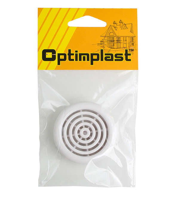 Решетка вент. круглая OptimPlast 48мм белая 586x674 Решетка вент. круглая OptimPlast 48мм белая 586x674 в Материке