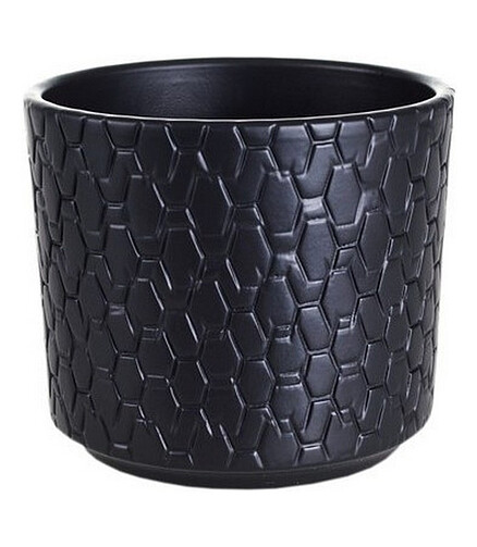 Кашпо PIRELLI 984 (14,5x12см) керамика антрацит мат 98414/017 438x503 в Материке