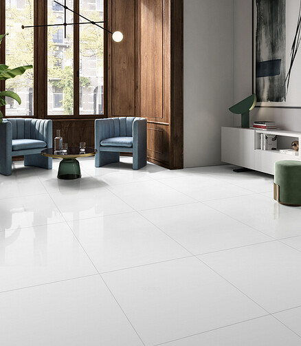 Керамогранит Spolo Ceramic BRILLIANT 60х60 см 1,44 м2 цвет white sugar 438x503 в Материке