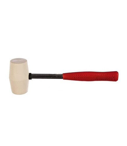 Киянка TOP TOOLS 02A310 белая 225г мет.ручка 438x503 в Материке