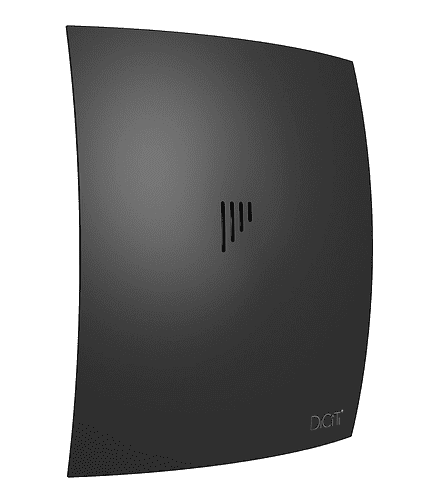 Вентилятор DICITI Breeze 4C Matt black d100 с обр.клапаном 438x503 в Материке - Вариант 2