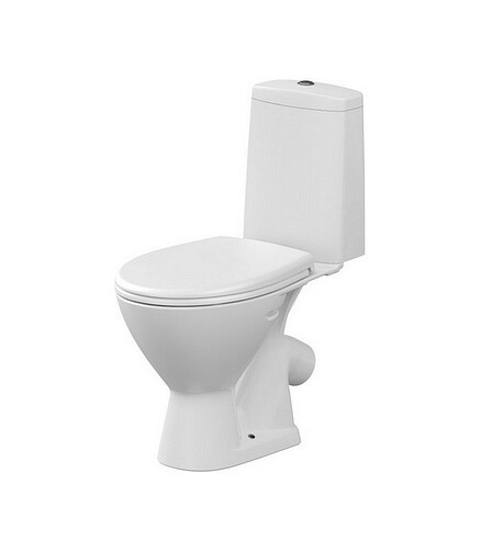 Унитаз в комплекте JUST 031 3/6 л с сиденьем ТЕРМОПЛАСТ микролифт 438x503 в Материке