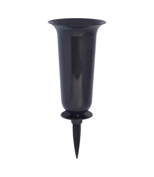 Вазон для цветов DAMA (15,5x37см) пластик графитовый с колышком 1071-025 586x674 Вазон для цветов DAMA (15,5x37см) пластик графитовый с колышком 1071-025 586x674 в Материке