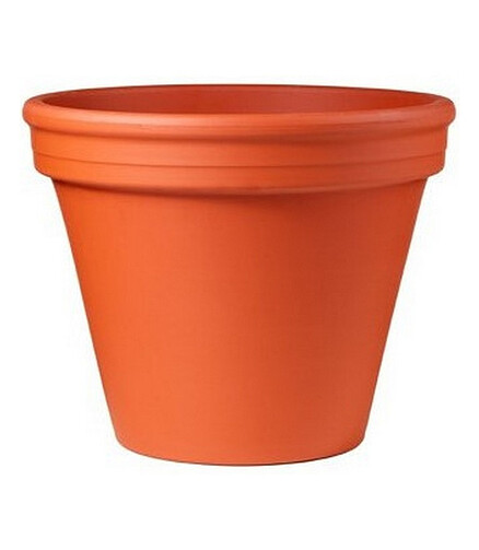 Горшок NATUR Prosta (23,8x20,8см) терракота кирпичный T-001-001-22-P 438x503 в Материке