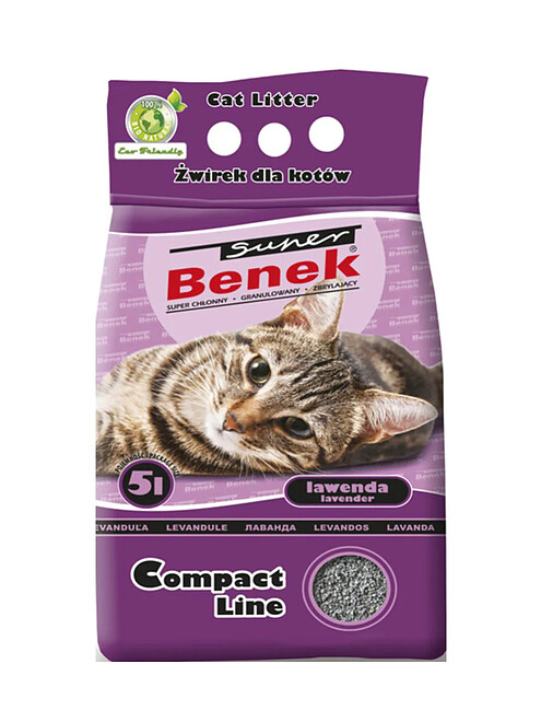 Наполнитель минеральный комкующийся Super Benek Compact Line Lavender (5л) 495x660 Наполнитель минеральный комкующийся Super Benek Compact Line Lavender (5л) 495x660 в Материке