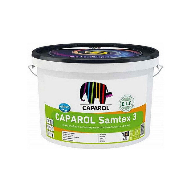 Краска CAPAROL Samtex 3 B1 матовая, 1,25л 620x620 в Материке