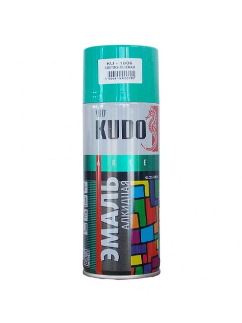 Эмаль аэроз. KUDO бирюзовая, 520мл 495x660 Эмаль аэроз. KUDO бирюзовая, 520мл 495x660 в Материке