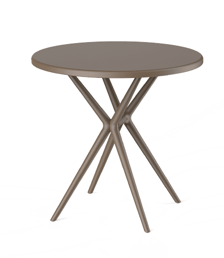 Стол TEORI T4 круглый (80x80x75) пластик капучино PP9904CB 438x503 в Материке
