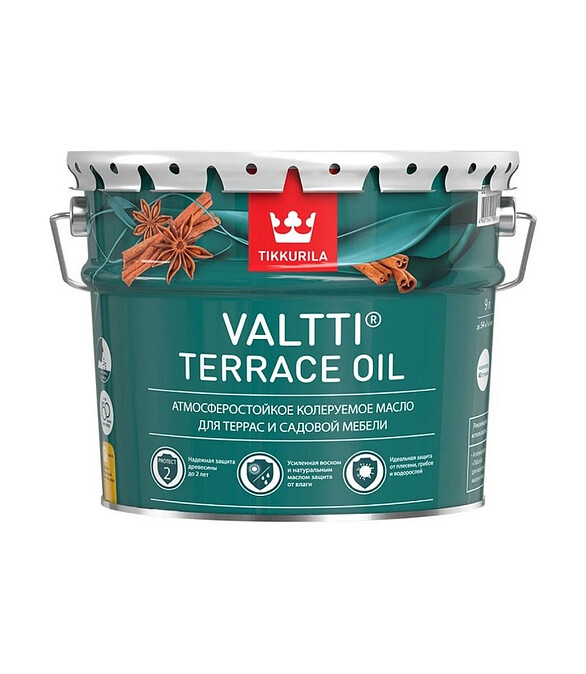 Масло Tikkurila ВАЛТТИ для террас, 9л 586x674 Масло Tikkurila ВАЛТТИ для террас, 9л 586x674 в Материке