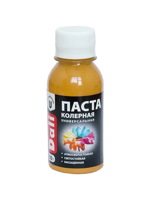 Паста колерная DALI универс. охра 0,1кг 495x660 Паста колерная DALI универс. охра 0,1кг 495x660 в Материке
