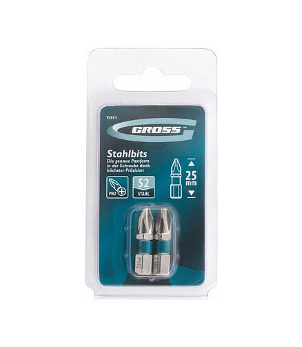 Бита GROSS PH2 25мм 2шт/уп. 438x503 в Материке - Вариант 4