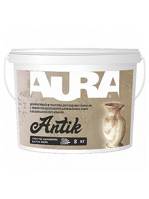 Штукатурка Aura Antik декоративная, 8кг 495x660 Штукатурка Aura Antik декоративная, 8кг 495x660 в Материке