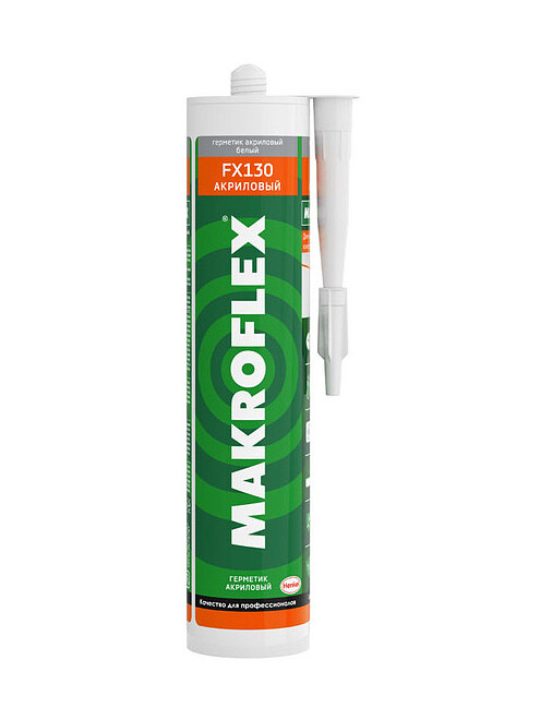 Герметик MAKROFLEX FX130 акриловый белый, 280мл 495x660 в Материке