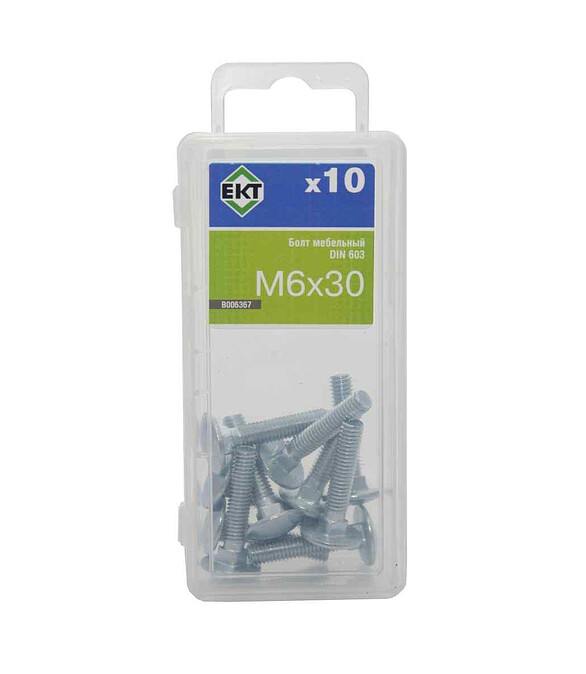 Болт мебельный 6х30 цинк, прочн.4.8 DIN 603 (уп=10шт) B006367_BOX 586x674 Болт мебельный 6х30 цинк, прочн.4.8 DIN 603 (уп=10шт) B006367_BOX 586x674 в Материке