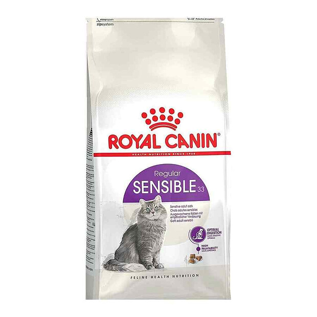 Корм для кошек с чувств. пищев. Sensible (0,4кг) Royal Canin