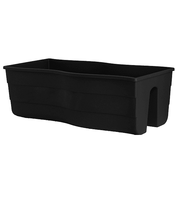 Ящик на перила WAVE Railing (58,5x29x20см) пластик черный 2489-084 586x674 в Материке