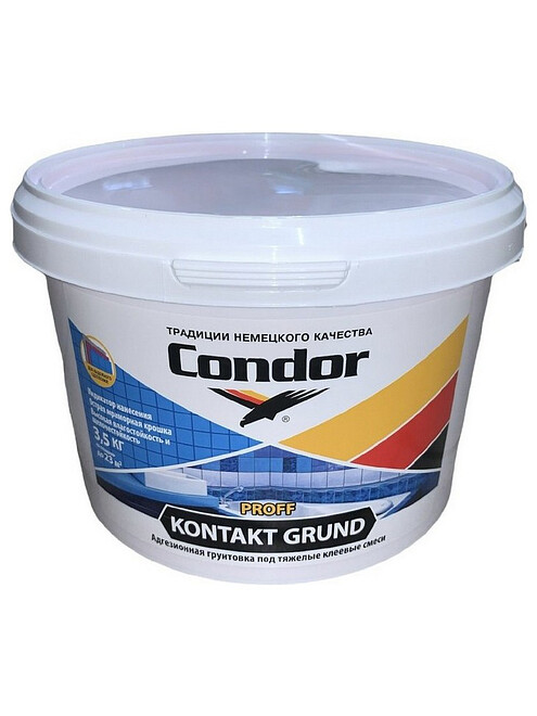 Грунтовка Condor Kontakt Grund, 3,5кг 495x660 Грунтовка Condor Kontakt Grund, 3,5кг 495x660 в Материке