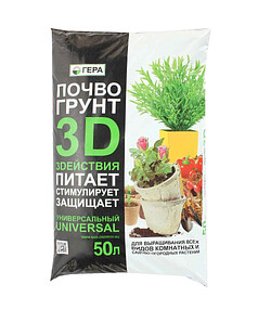 Почвогрунт Универсальный 3D/3D+ (50л) 238x286 в Материке