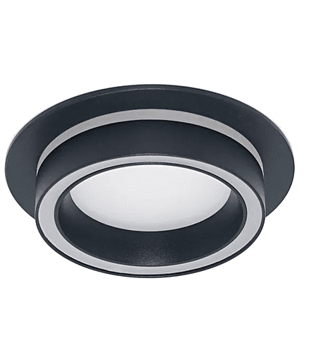 Светильник встраив. TRUENERGY Nova 21247 круг с матовым кольцом черн. GX53/IP20 438x503 в Материке
