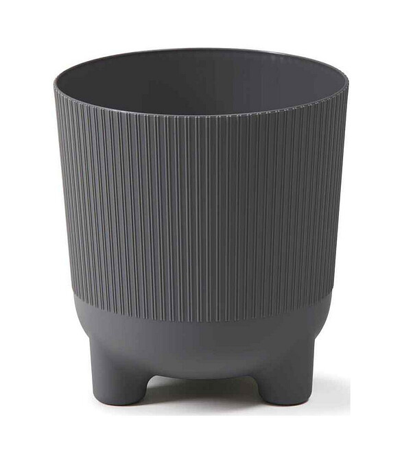 Кашпо ARIA JUMPER (16x18см) пластик антрацит LA226-82 586x674 Кашпо ARIA JUMPER (16x18см) пластик антрацит LA226-82 586x674 в Материке