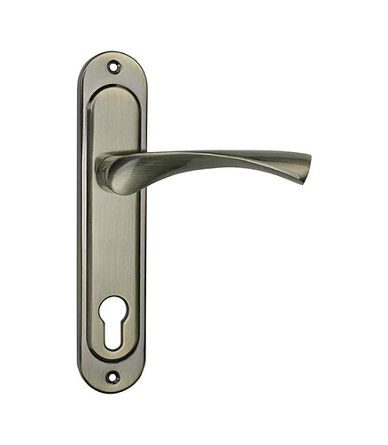 Ручка дверная на планке LOCKIT A0123 (AB) (уп=2шт) 438x503 в Материке
