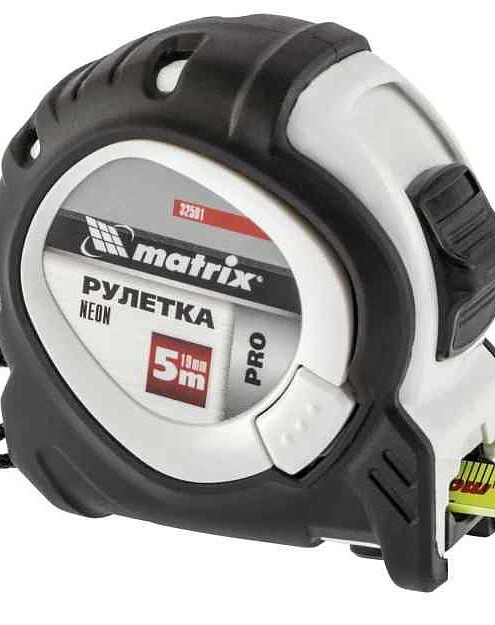 Рулетка MATRIX Neon 5мx19мм 495x660 Рулетка MATRIX Neon 5мx19мм 495x660 в Материке