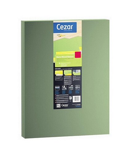 Подложка д/пола CEZAR BASIC WOOD NATURE 0.59*0.79м*5мм (1уп=15шт=6,99м2) 438x503 в Материке